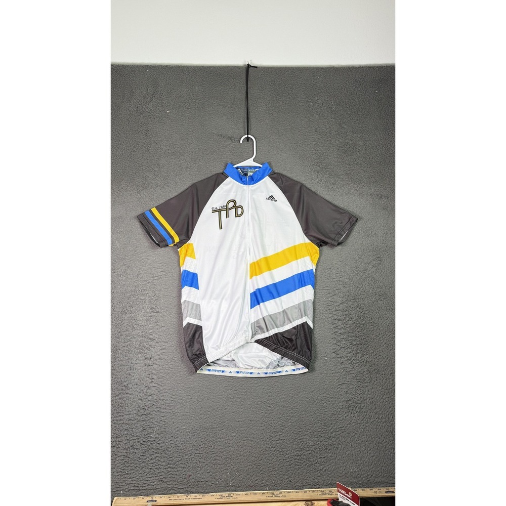 Ascend TPD Traffic Planning Design Jersey Mens Large Relaxed Fit Bike Shirt SS
